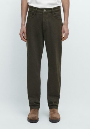 Jeans Tapered Fit - dark green