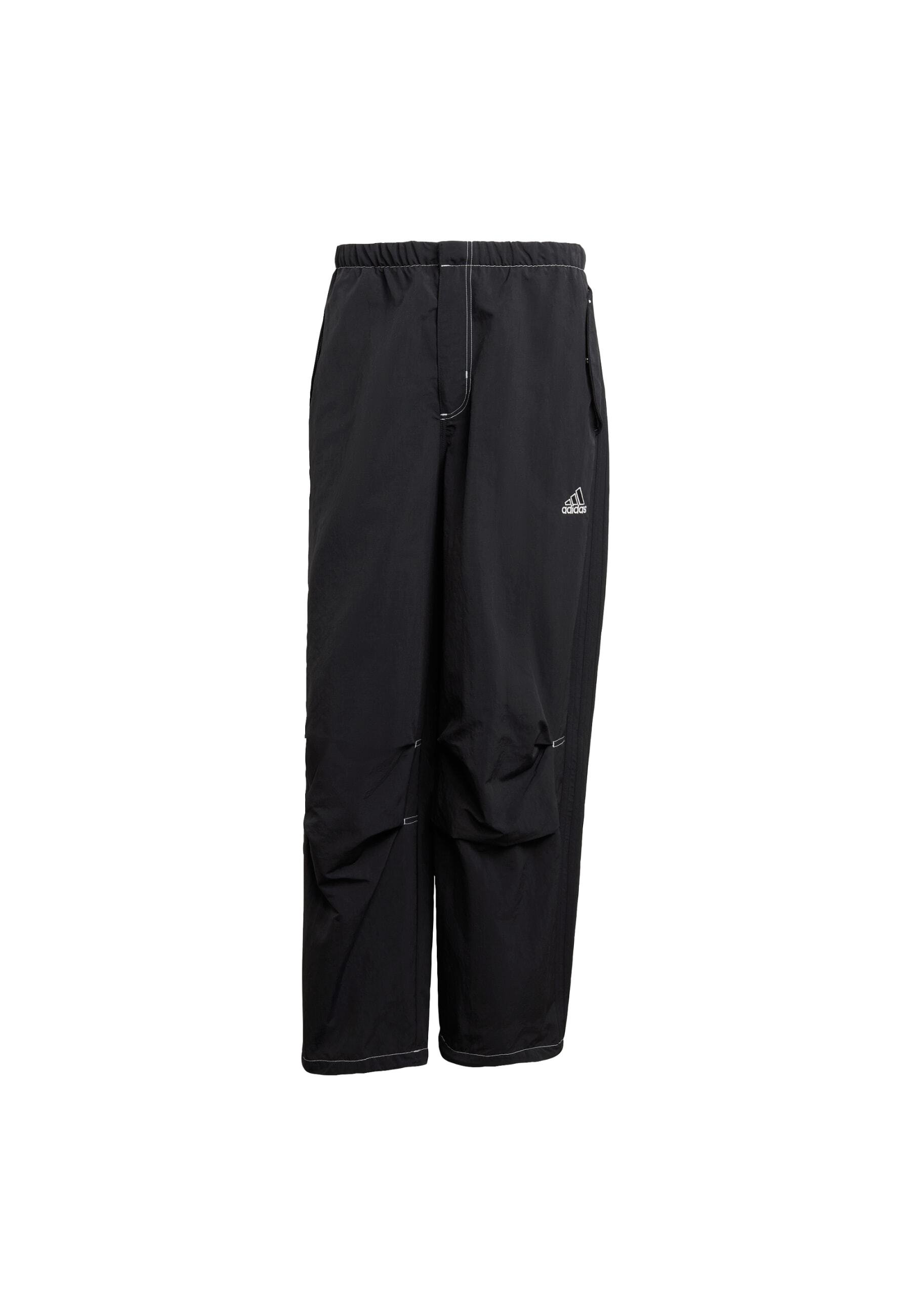 adidas Originals PARACHUTE LOOSE - Trousers - black - Zalando.co.uk