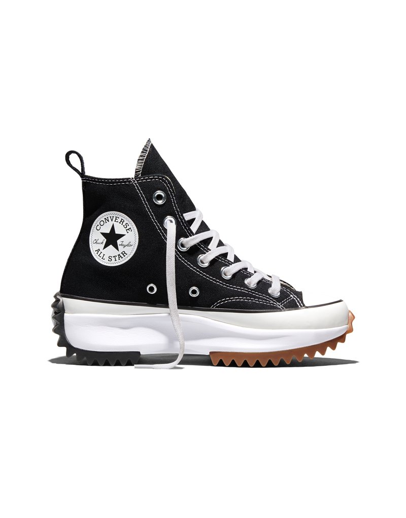 Converse RUN STAR HIKE - Sneaker high - black/white/gum