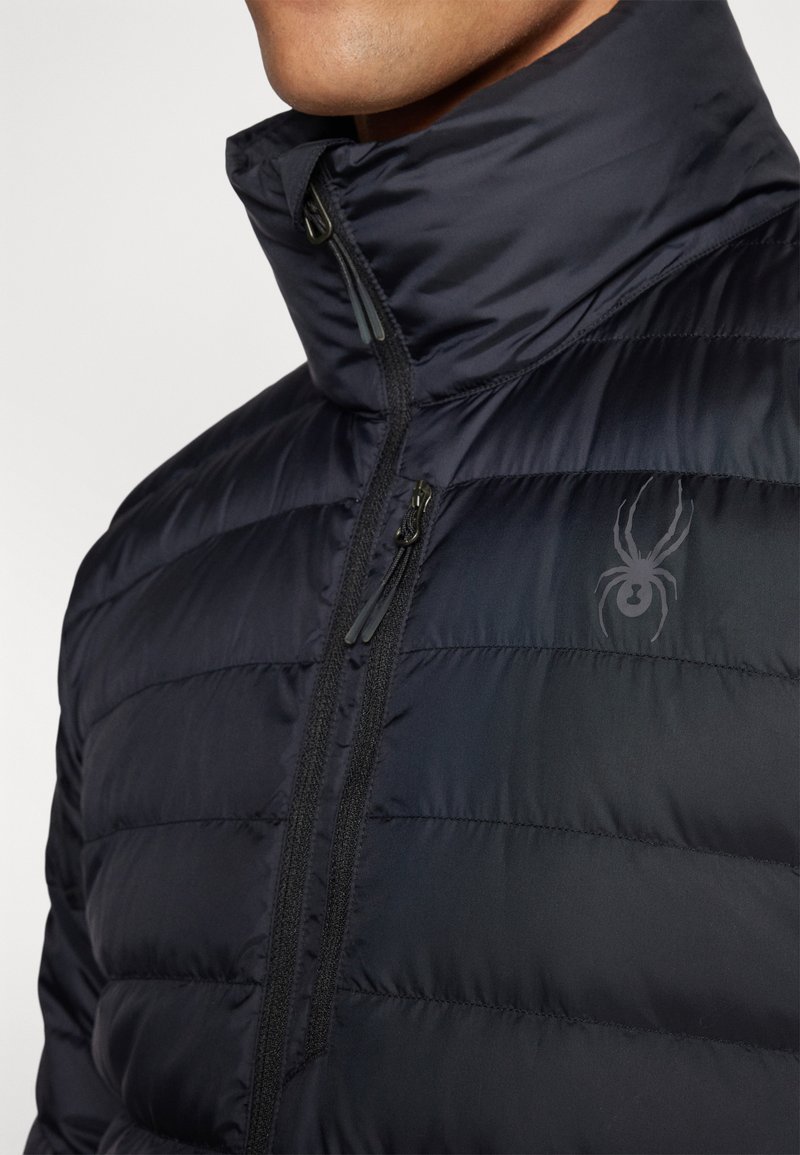 Spyder Men's Nexus Puffer Jacket in black, size medium
