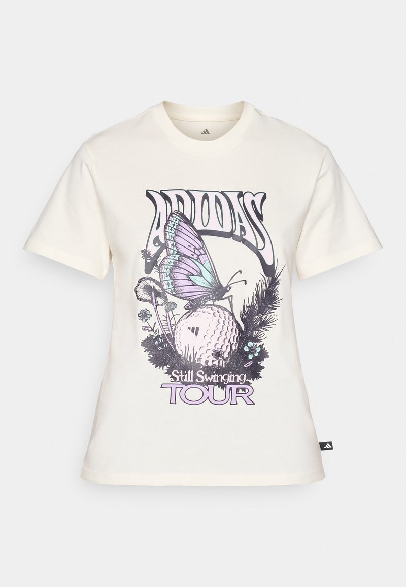 adidas Golf T-shirt print crème