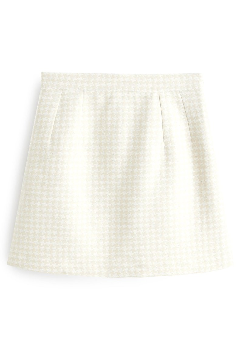 Damen Jeansröcke | Next Minirock neutral cream houndstooth/offwhite - UA47261 Damen Jeansröcke | Next Minirock neutral cream houndstooth/offwhite - UA47261