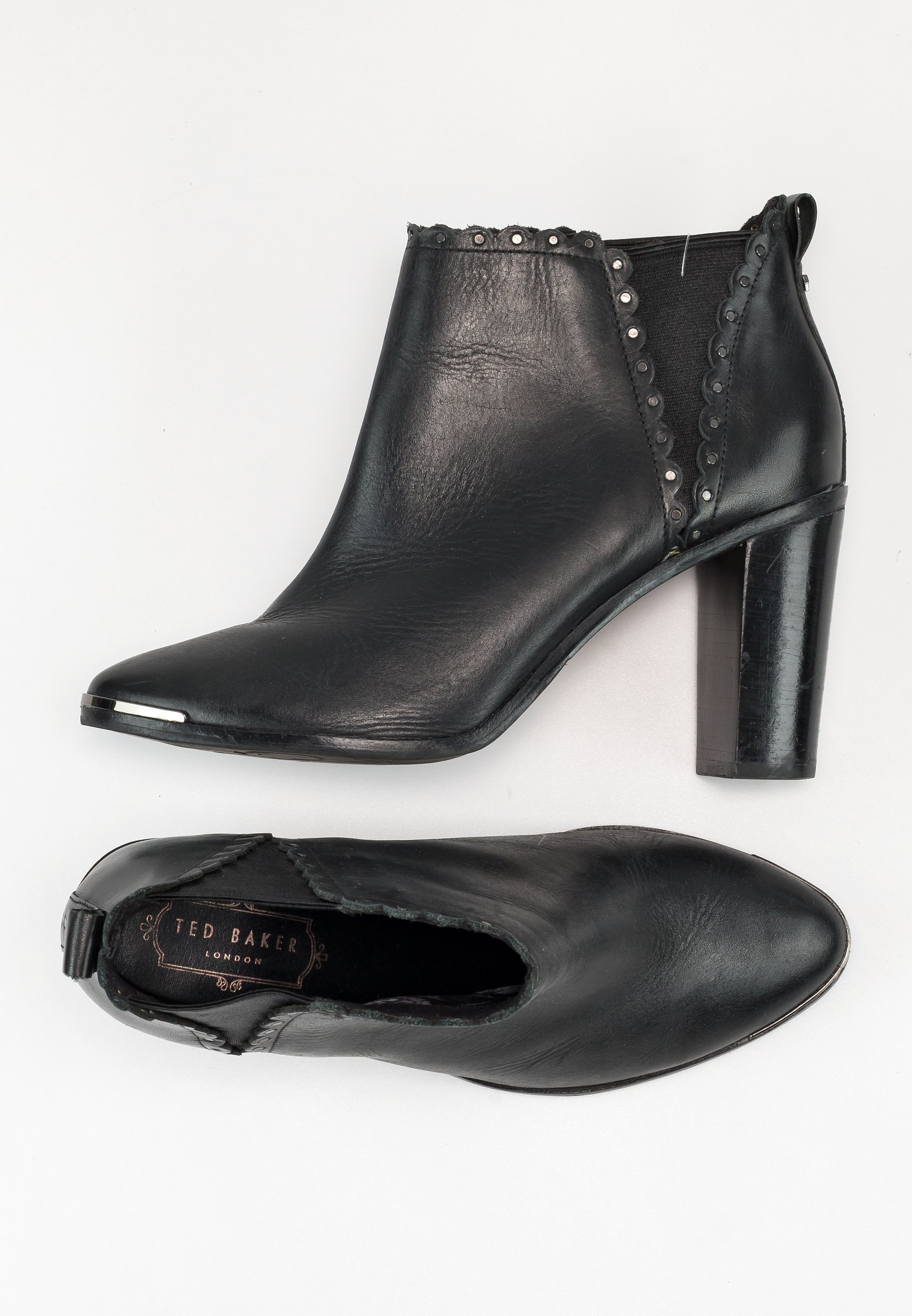 Ted Baker London Black Leather Ankle Boots 010068249?fmt=auto&$background  main image 2