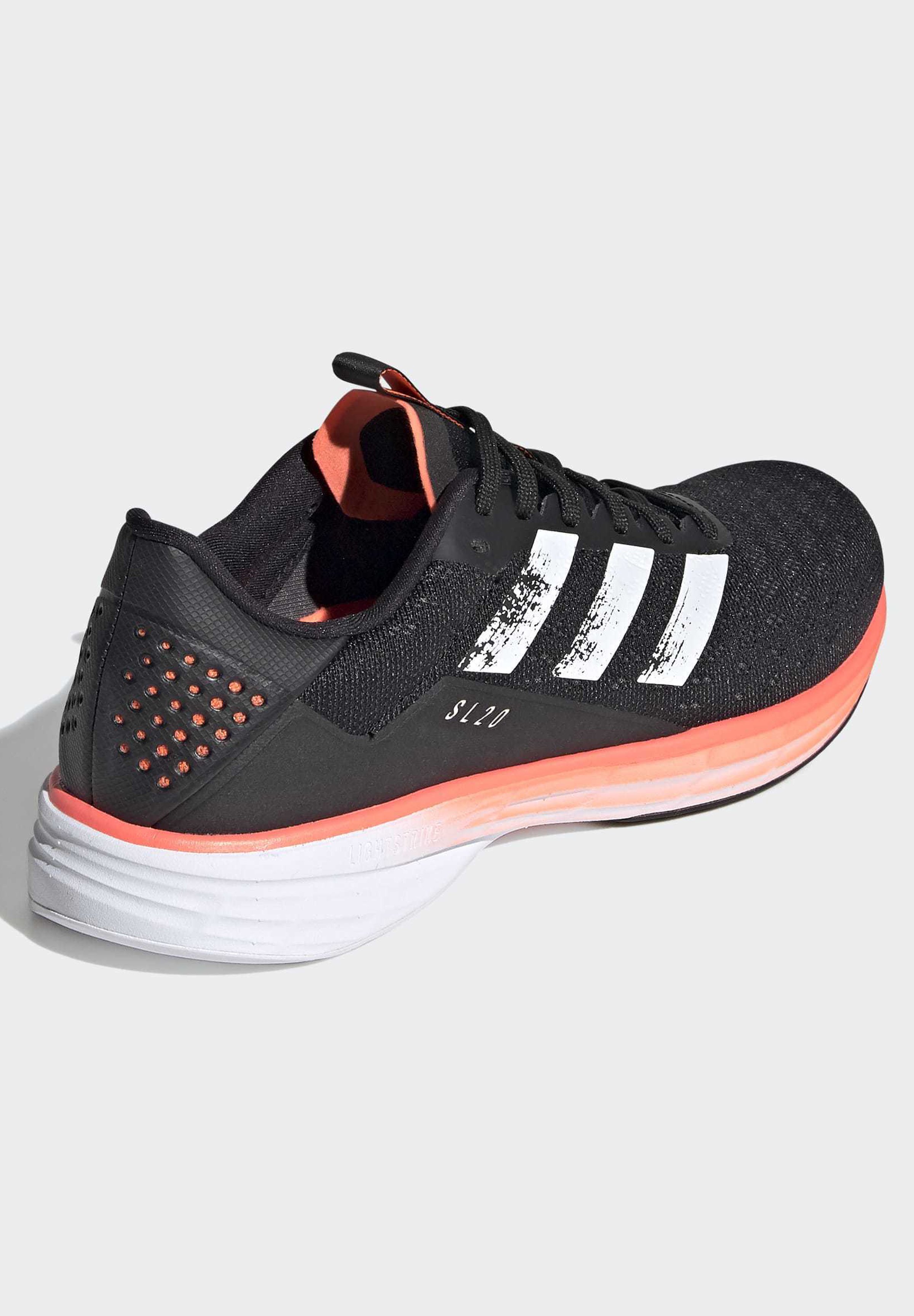 adidas Performance SL20 SHOES - Hardloopschoenen neutraal - black/Zwart -  Zalando.nl