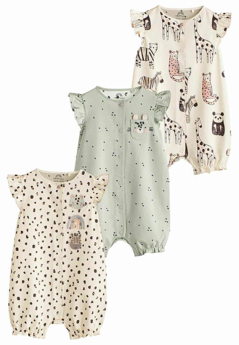 Next - 3 PACK REGULAR FIT - Kezeslábas - black white, Nagyítás