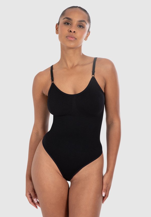 STRING BODYSUIT NYSA V-SHAPE - Shapewear - schwarz