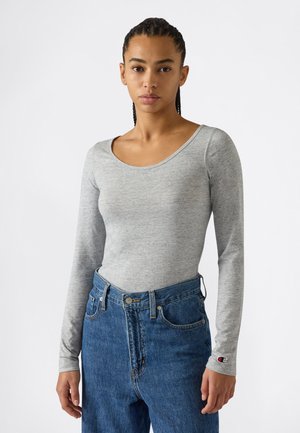 TEE ICONS CONTRAST - Maglietta a manica lunga - grey