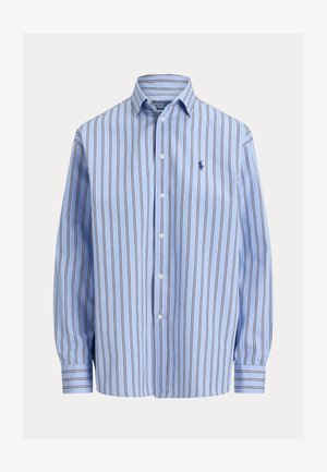 Polo Ralph Lauren, RELAXED FIT STRIPED COTTON SHIRT - Button-down blouse - blue-white