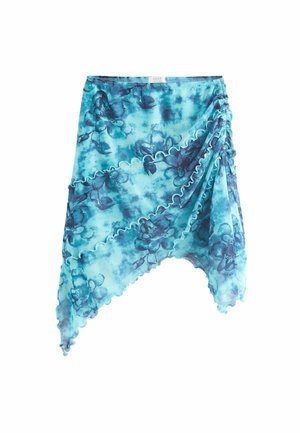 PRINTED ASYMMETRIC REGULAR FIT - Pennkjol - multi blue floral