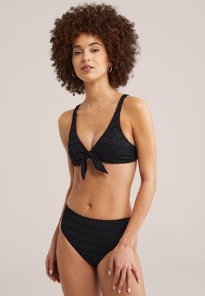 WE Fashion Bikini pezzo sopra - black