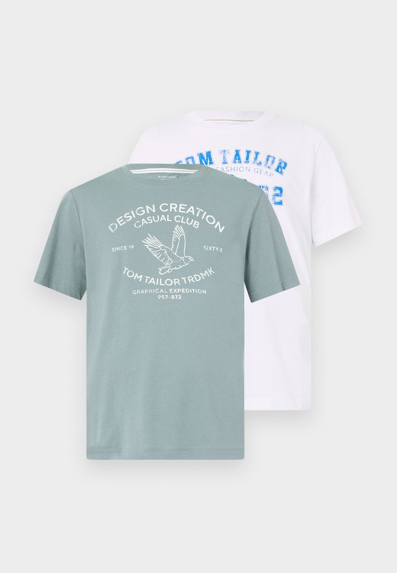 Tom Tailor T-shirt print donkergroen Tom Tailor T-shirt print donkergroen