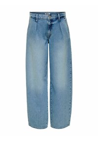 STRAIGHT-FIT  ONLGIANNA MITTLERE TAILLE GERADE GESCHNITTEN  - Vaqueros boyfriend - light medium blue denim