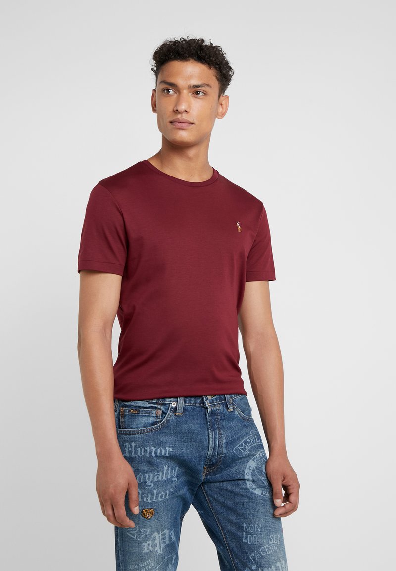 Polo Ralph Lauren CUSTOM SLIM FIT SOFT COTTON T-SHIRT - T-shirt básica - classic wine