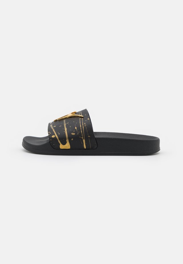 SLIDERS - Muiltjes - sport nero