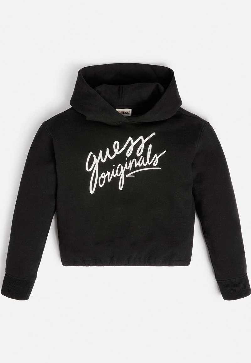 Kinder Pullover | Guess Kapuzenpullover schwarz - ZX30498 Kinder Pullover | Guess Kapuzenpullover schwarz - ZX30498