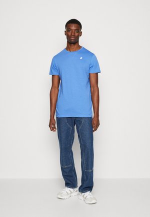 K-Way EDWING ROUND SLEEVES UNISEX 3 PACK - T-shirt basic - white/orange rust/blue ultramarine
