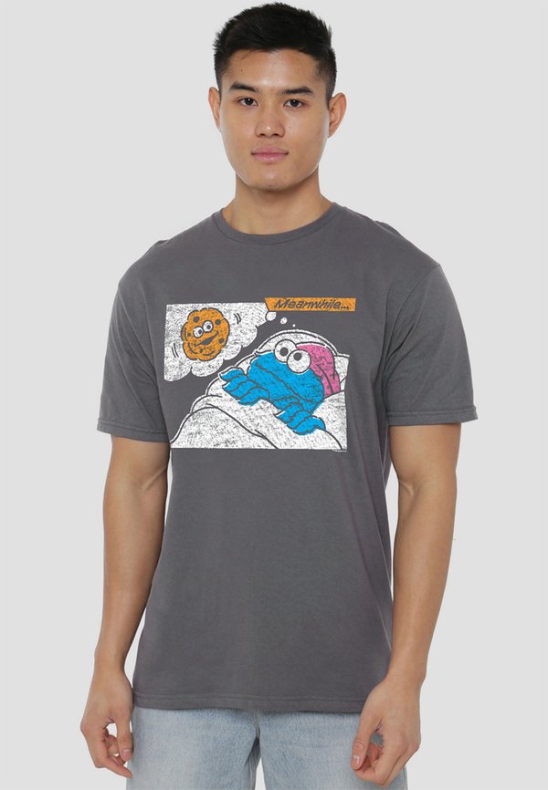 SESAME STREET MEANWHILE - T-Shirt print - anthracite