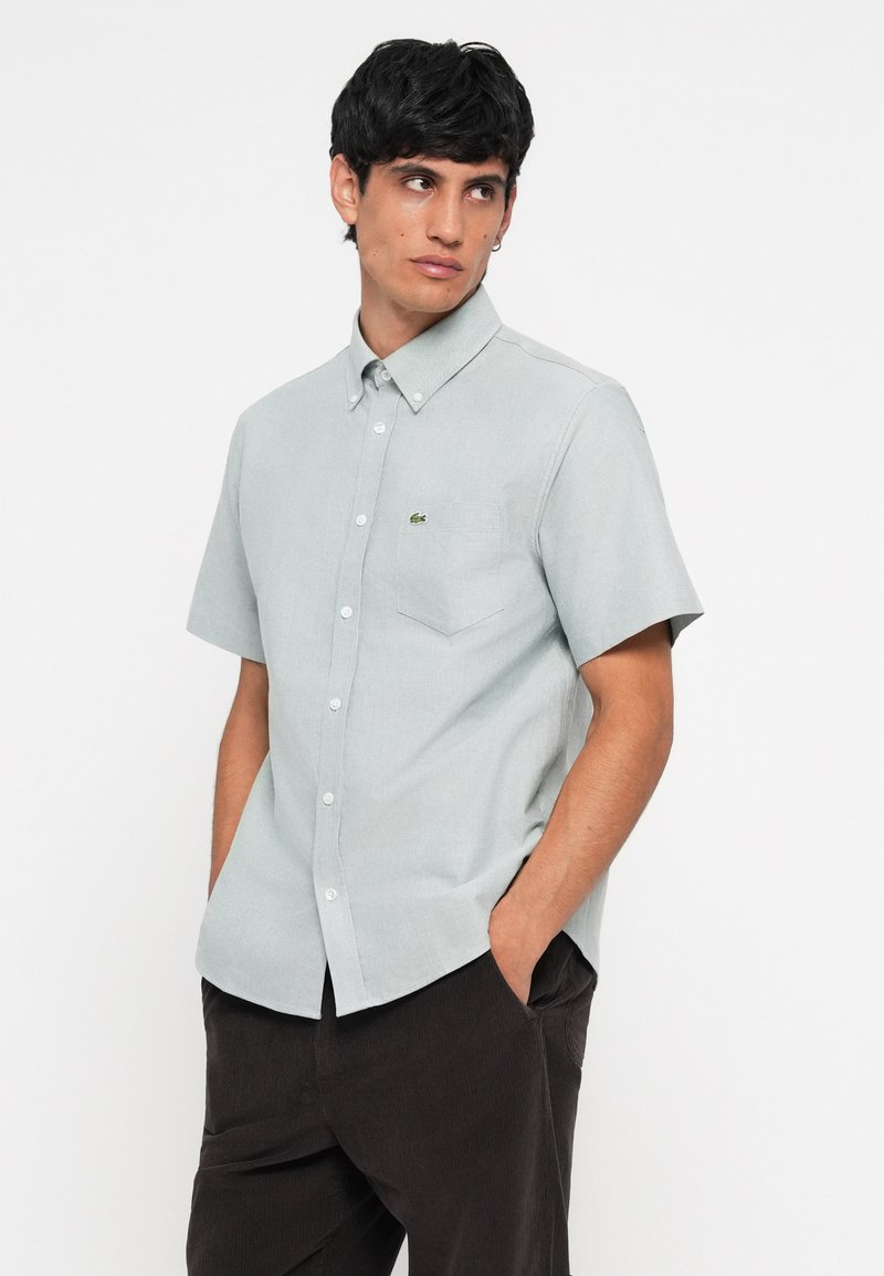 Lacoste Camicia white/green/bianco Zalando