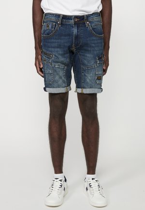 Koroshi REGULAR FIT  - Jeansshort - azul med   medium blue