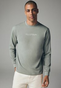 Next HEAVYWEIGHT BACK PRINT GRAPHIC - Maglietta a manica lunga - green