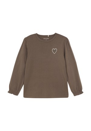 Minymo LONG SLEEVES - Langarmshirt - chocolate chip