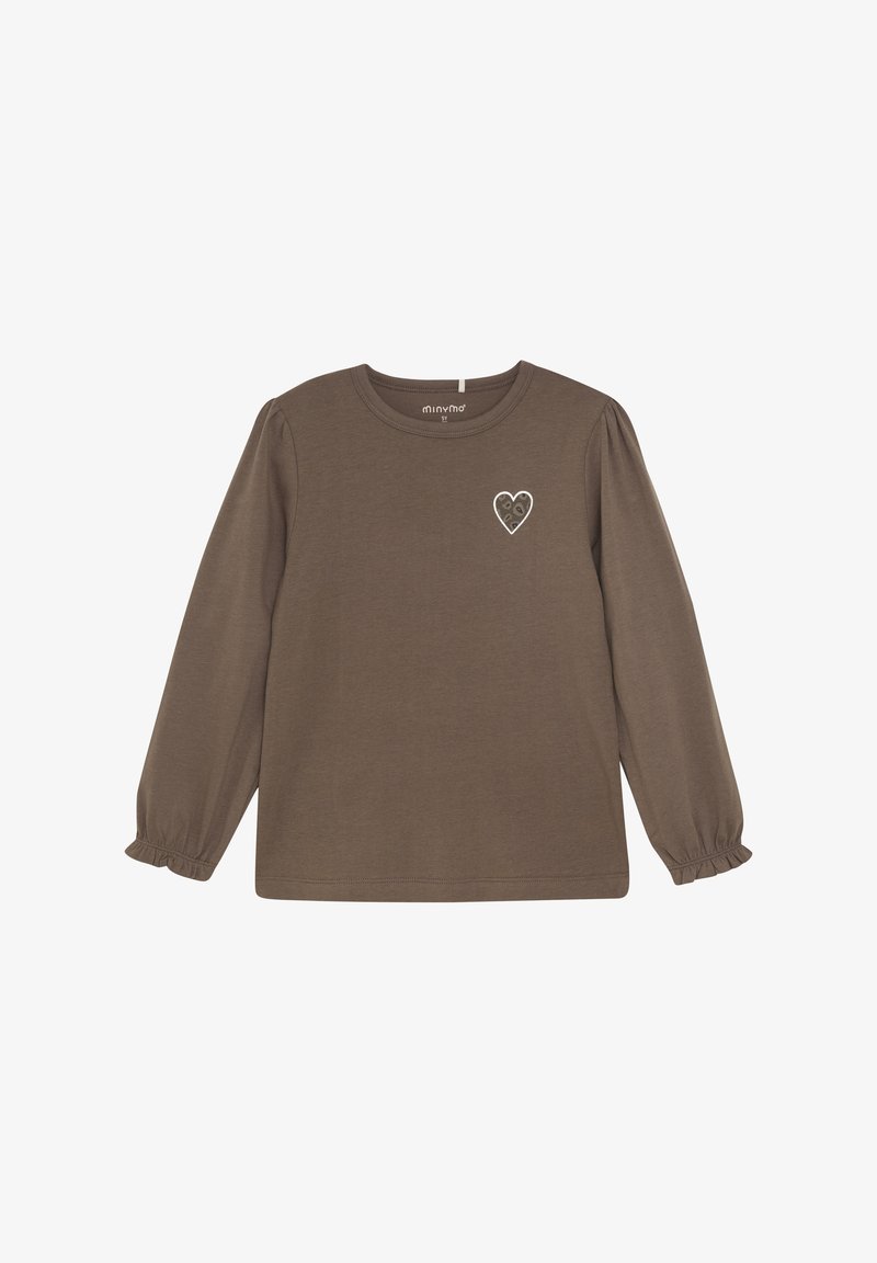 Minymo LONG SLEEVES - Langarmshirt - chocolate chip