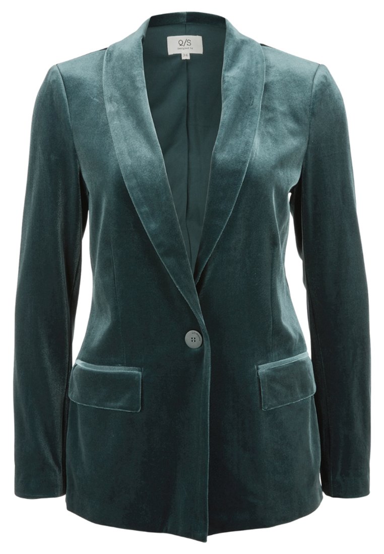Q S Designed By Samt Blazer Blazer Green Grun Zalando At