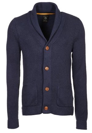 Strickjacke - mottled blue