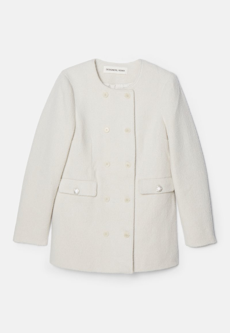 DESIGNERS REMIX Halflange jas crème DESIGNERS REMIX Halflange jas crème