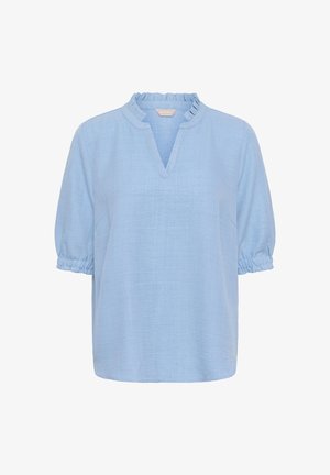 Bon'A Parte, BPODA BLOUSE ½ SLEEVE - Bluse - windsurfer melange