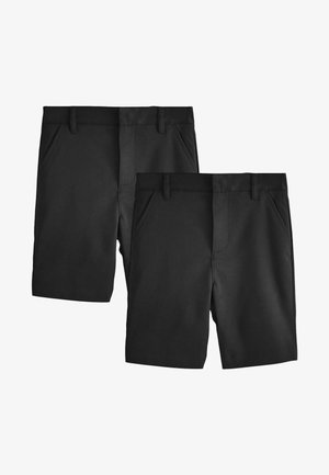 REGULAR FIT - FASTENING 2 PACK - Kratke hlače - black