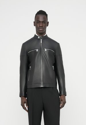 JACKET - Δερμάτινο μπουφάν - black