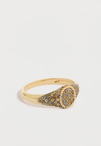 BABY CHEVALIERE OVALE PYTHON UNISEX - Bague - yellow gold-coloured