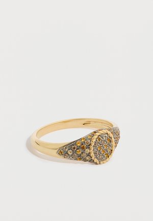 BABY CHEVALIERE OVALE PYTHON UNISEX - Bague - yellow gold-coloured
