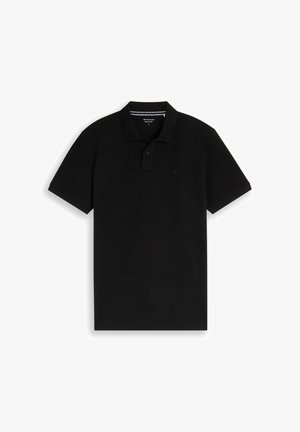 TOM TAILOR, TOM TAILOR POLOSHIRTS PIQUÉ POLOSHIRT MIT LOGO-STICKEREI - Poloshirt - black