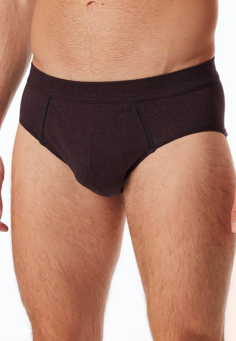 Schiesser 2-PACK COMFORT FIT - Slip - braun