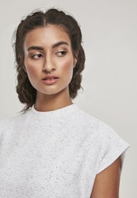 Urban Classics LADIES NAPS TERRY EXTENDED SHOULDER DRESS - Vardagsklänning - light grey