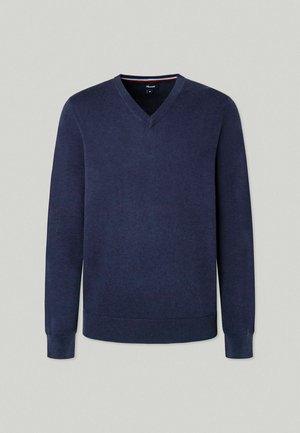 Façonnable V NECK - Trui - marine blue