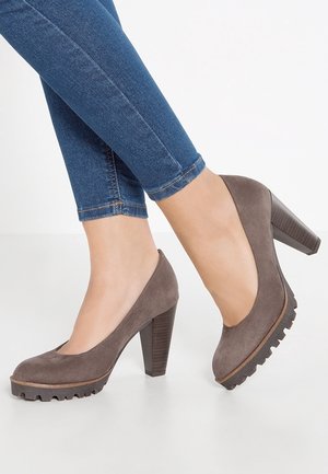 High Heel Pumps - taupe