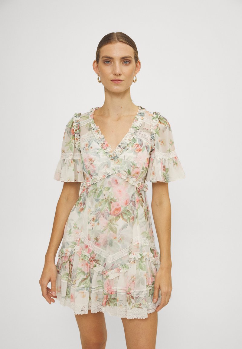 Needle & Thread - PARADISE GARDEN SONATA MICRO MINI DRESS - Robe de soirée - moonshine, Agrandir