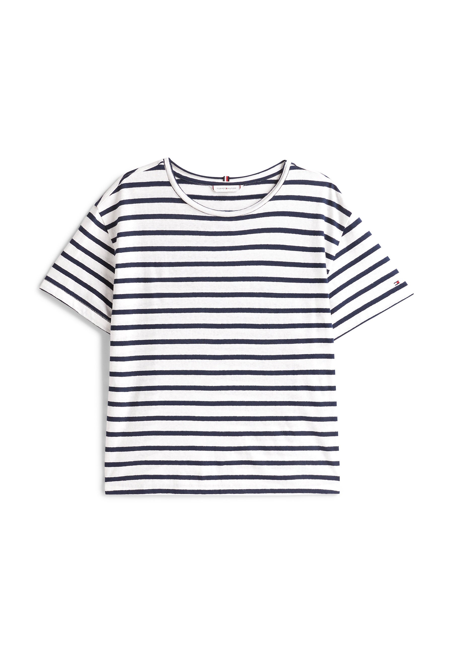 売れ筋商品|||トミー ヒルフィガー Tシャツ レディース トップス MODERN - Print T-shirt - breton dark night navy stp Tommy Hilfiger T-Shirt print - breton dark night navy stp
