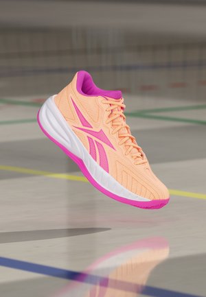 Reebok PRESS UNISEX - Παπούτσια μπάσκετ - virtual pink/ future peach