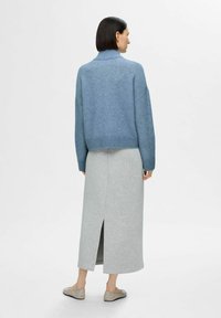 Selected Femme SLFSIA ZIPPER CARDIGAN  - Strickjacke - endless sky