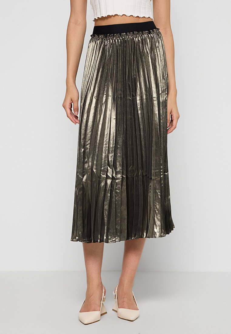 Ted Baker Plooirok goudkleurig Ted Baker Plooirok goudkleurig