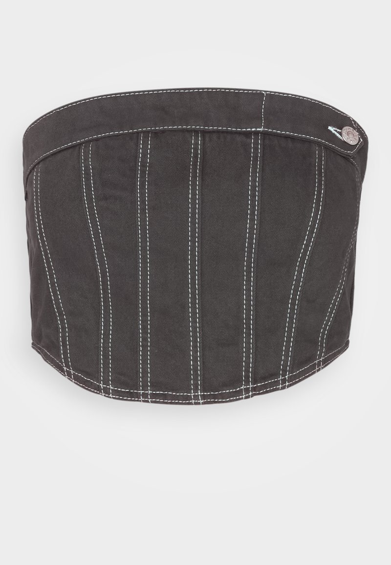 NA-KD Top donkergrijs