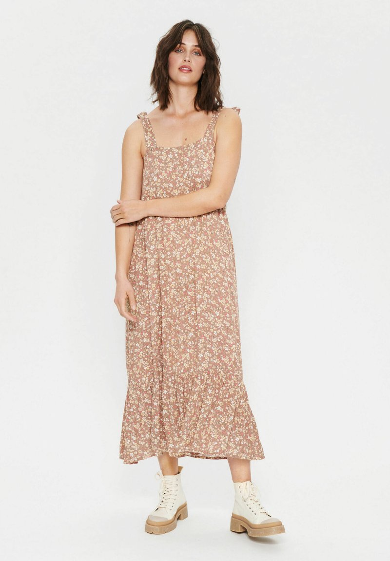 Damen Freizeitkleider | Saint Tropez MARION Freizeitkleid woodsmoke soft flowers/braun - XA98488 Damen Freizeitkleider | Saint Tropez MARION Freizeitkleid woodsmoke soft flowers/braun - XA98488