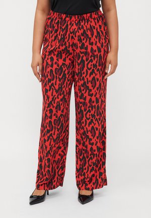 CARHARMONY LIFE WIDE PANTS  - Trousers - poppy red