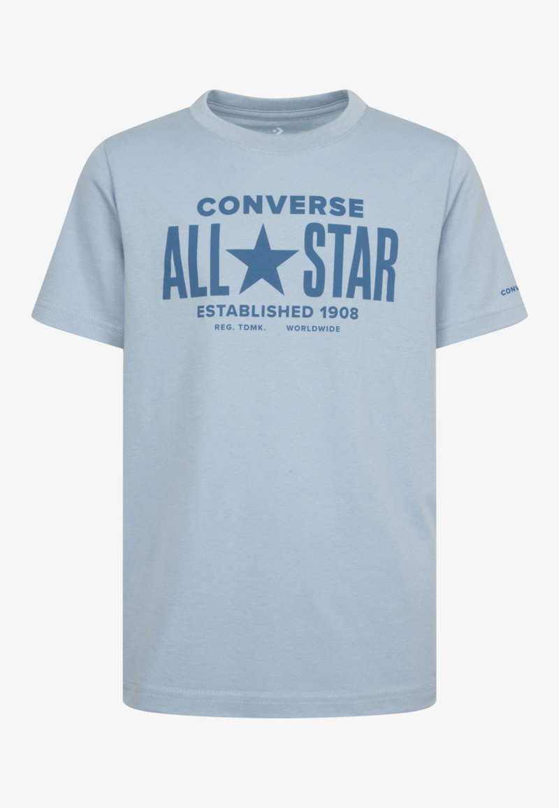 Converse T-shirt print blauwgrijs Converse T-shirt print blauwgrijs