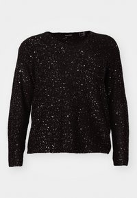 Vero Moda Curve Stickad tröja - black