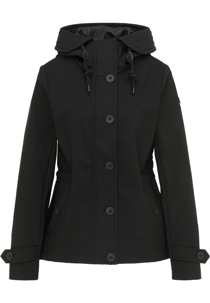 dreimaster Outdoorjas zwart